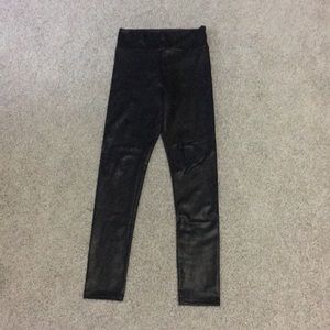 Faux leather leggings